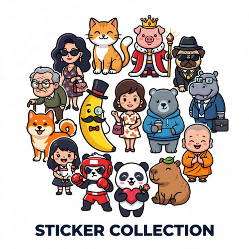 1000 Sticker Collection